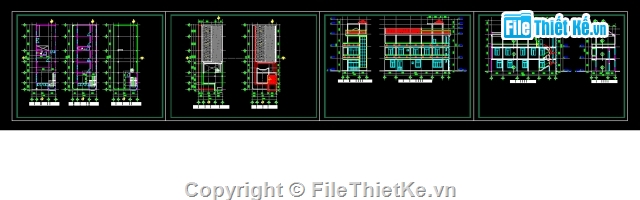 File cad,mặt bằng,ứng dụng,file cad mặt bằng,File Auto cad,Nhà lầu 4x17.3m